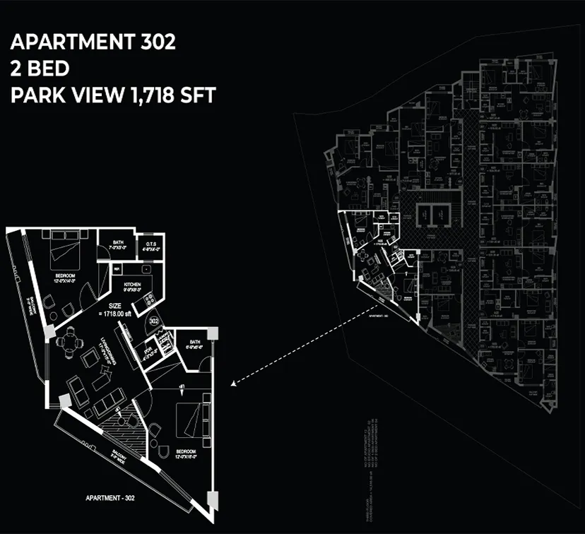 Studio 3D  apartment on instalment